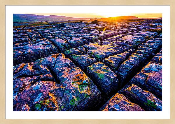 Burren Limestone Sunset