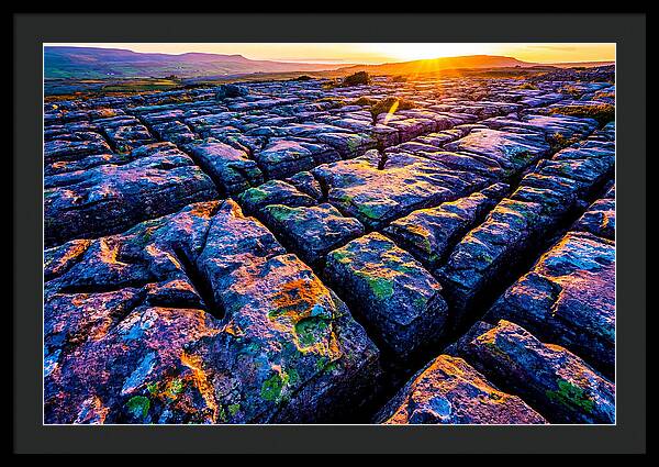Burren Limestone Sunset