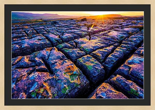 Burren Limestone Sunset