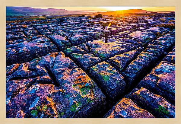 Burren Limestone Sunset