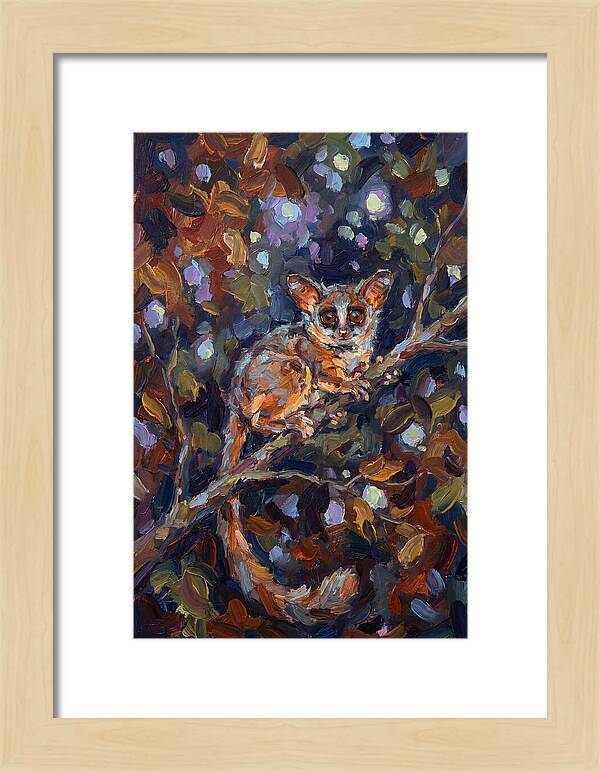 Bushbaby Among Vibrant Foliage
