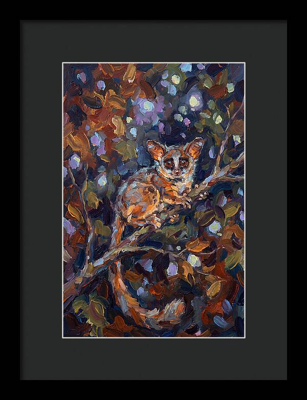 Bushbaby Among Vibrant Foliage