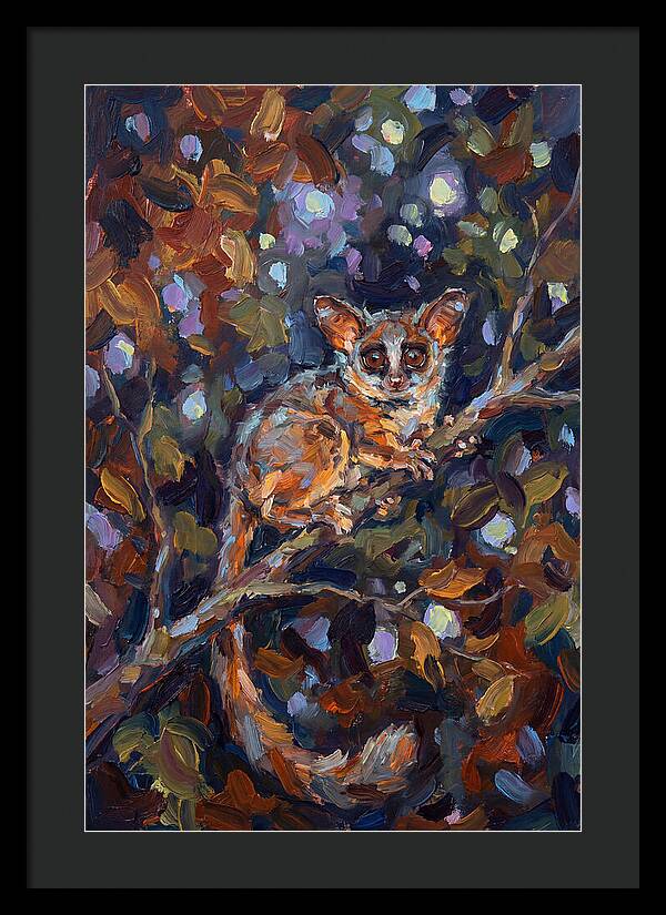 Bushbaby Among Vibrant Foliage