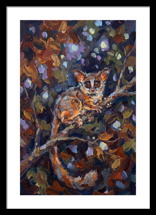 Bushbaby Among Vibrant Foliage