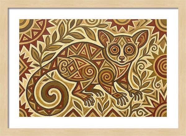 Bushbaby Folk Art