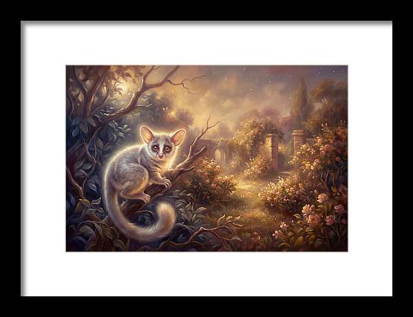 Bushbaby In Enchanted Garden