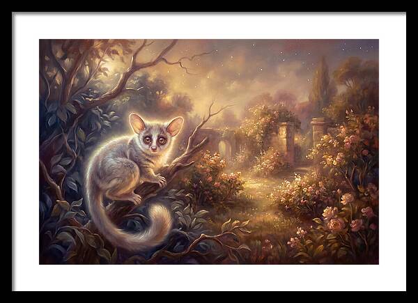 Bushbaby In Enchanted Garden
