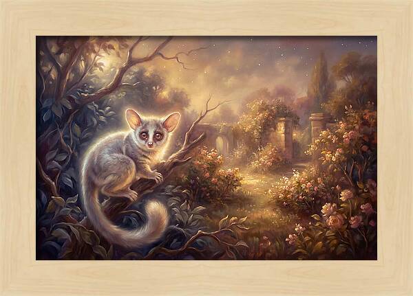 Bushbaby In Enchanted Garden