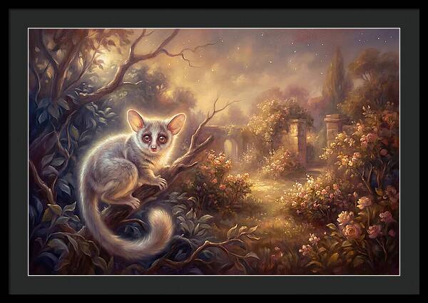 Bushbaby In Enchanted Garden