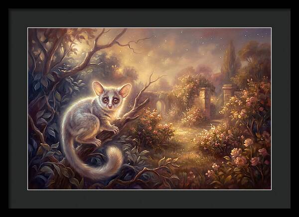 Bushbaby In Enchanted Garden