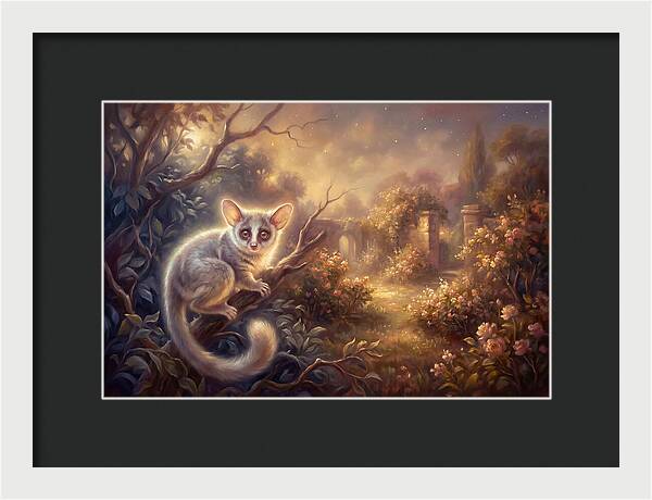 Bushbaby In Enchanted Garden