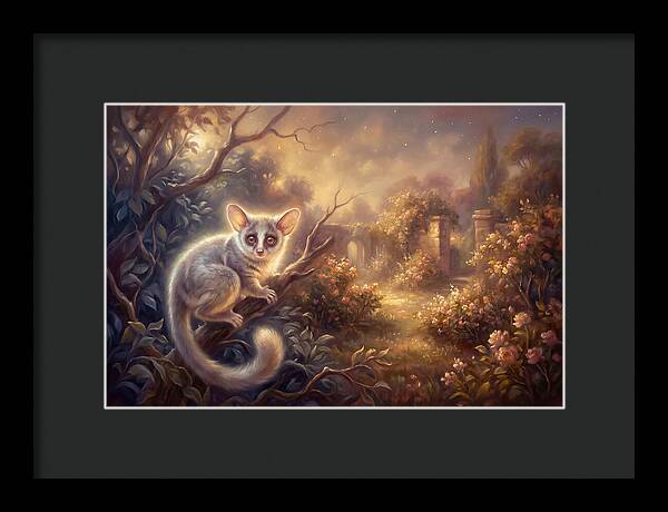 Bushbaby In Enchanted Garden