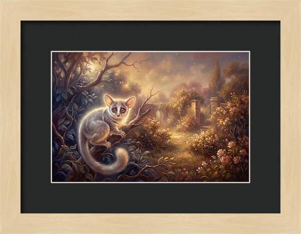 Bushbaby In Enchanted Garden
