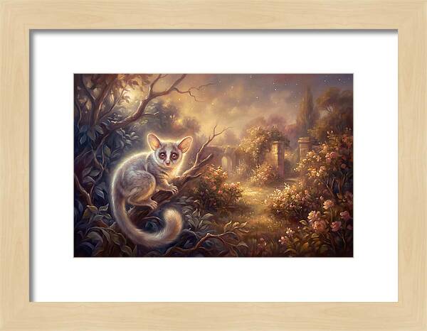 Bushbaby In Enchanted Garden