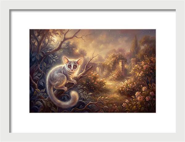 Bushbaby In Enchanted Garden