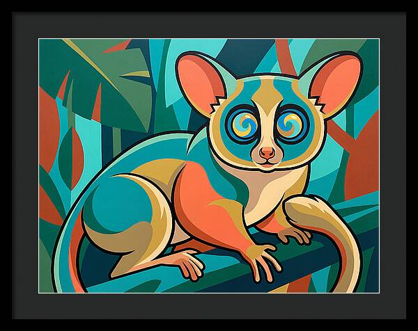 Bushbaby In Vibrant Colors