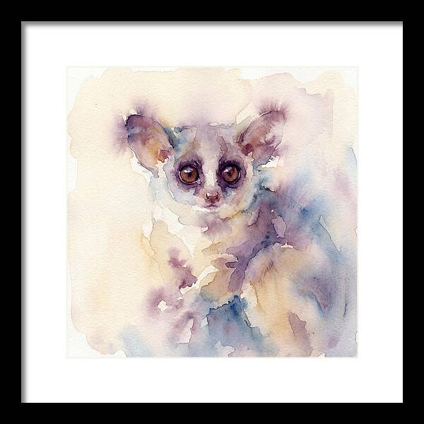 Bushbaby In Watercolor Hues