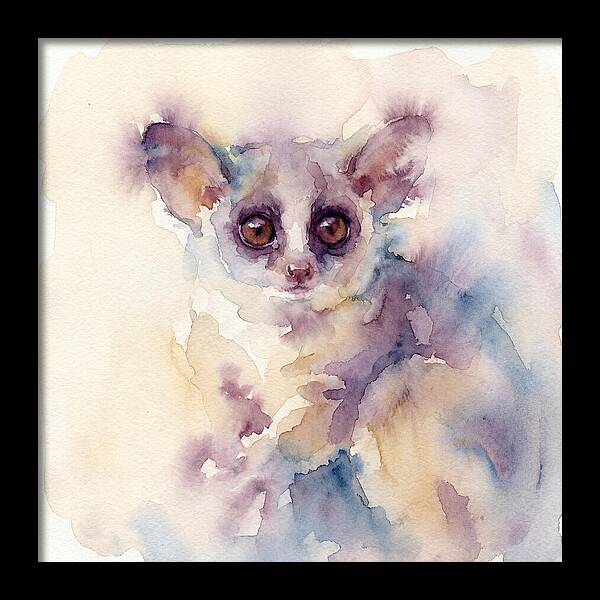Bushbaby In Watercolor Hues