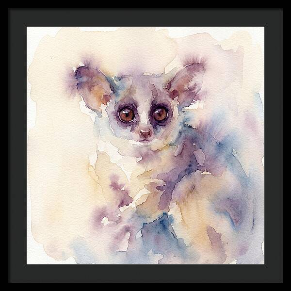 Bushbaby In Watercolor Hues