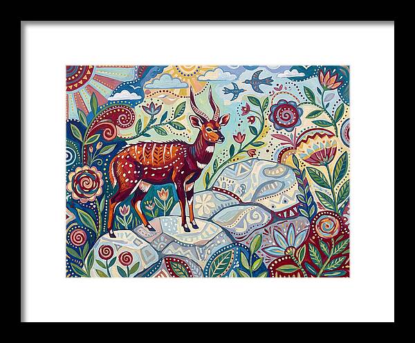 Bushbuck Among Vibrant Flora