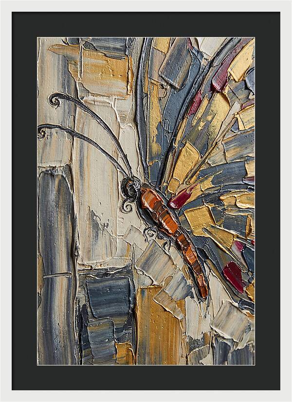 Butterfly In Textured Splendor