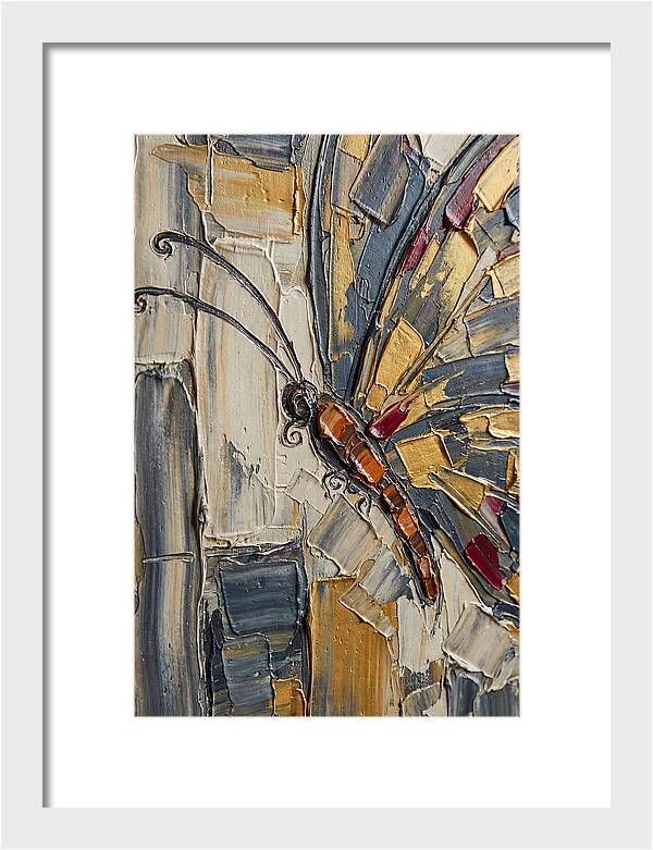 Butterfly In Textured Splendor