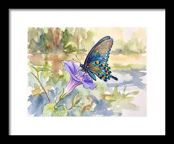 Butterfly On Blooming Flower