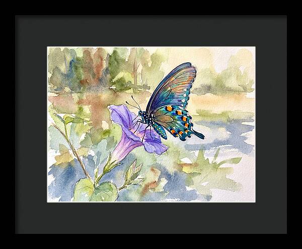 Butterfly On Blooming Flower