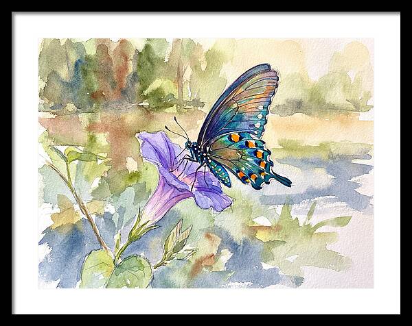 Butterfly On Blooming Flower
