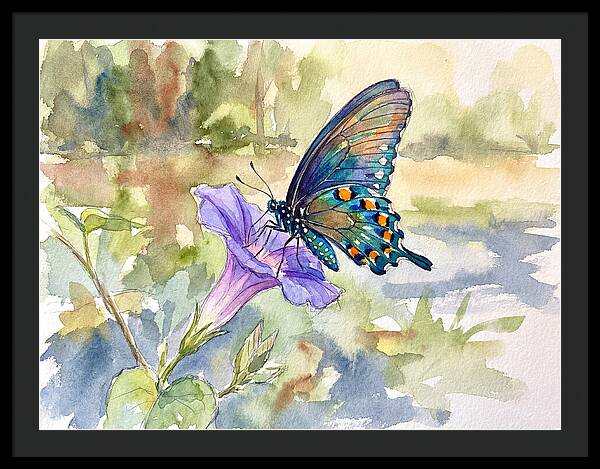 Butterfly On Blooming Flower