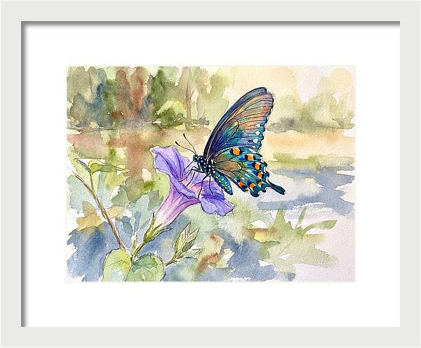 Butterfly On Blooming Flower