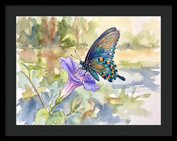 Butterfly On Blooming Flower