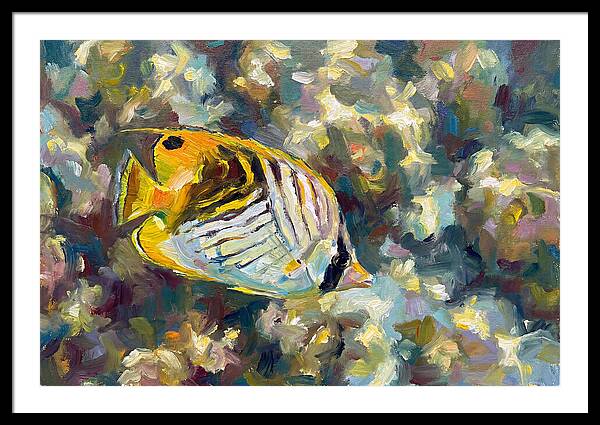 Butterflyfish Among Coral