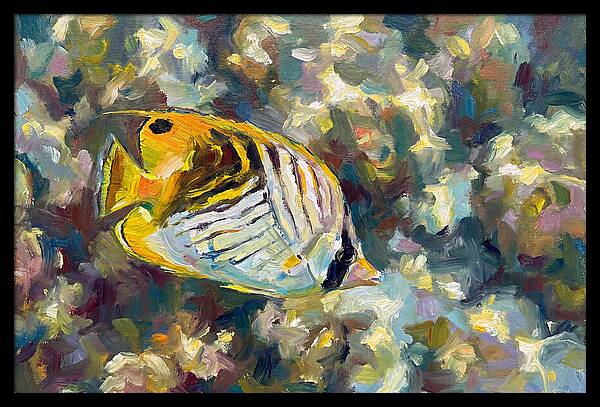 Butterflyfish Among Coral