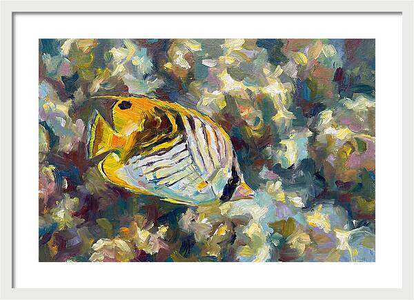 Butterflyfish Among Coral