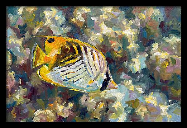 Butterflyfish Among Coral