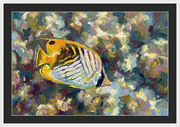 Butterflyfish Among Coral