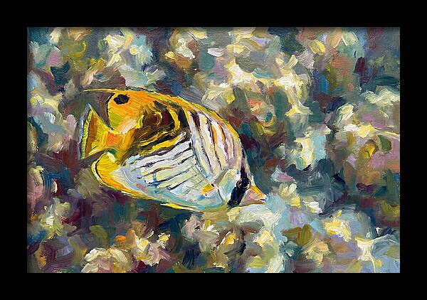 Butterflyfish Among Coral