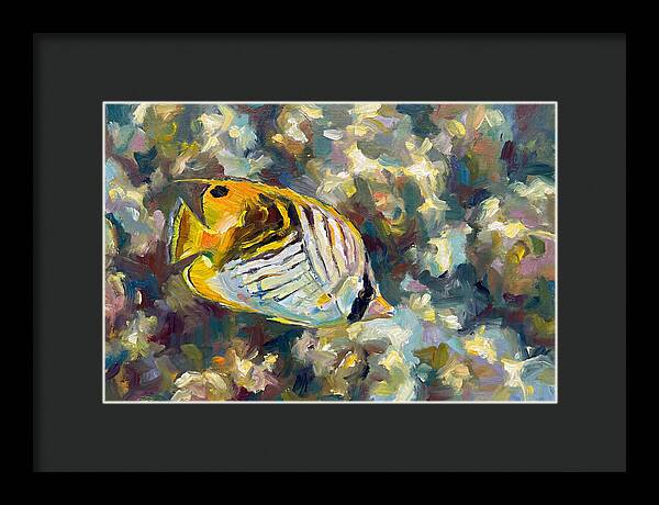 Butterflyfish Among Coral