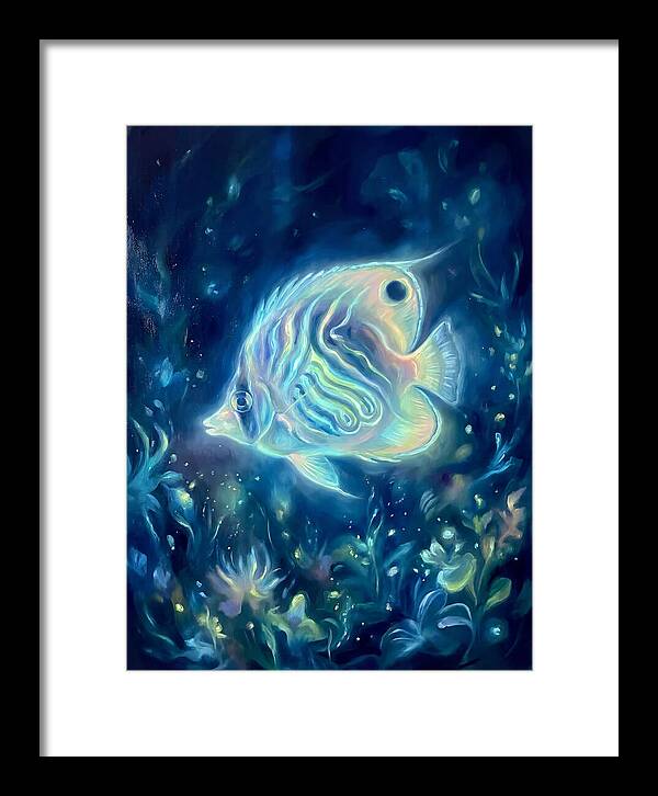 Butterflyfish In Blue Depths