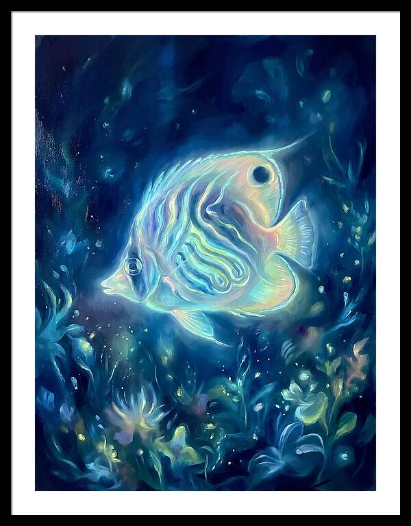 Butterflyfish In Blue Depths