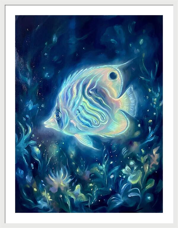 Butterflyfish In Blue Depths