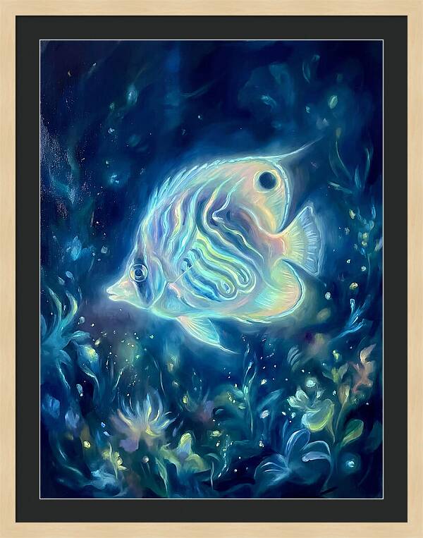Butterflyfish In Blue Depths