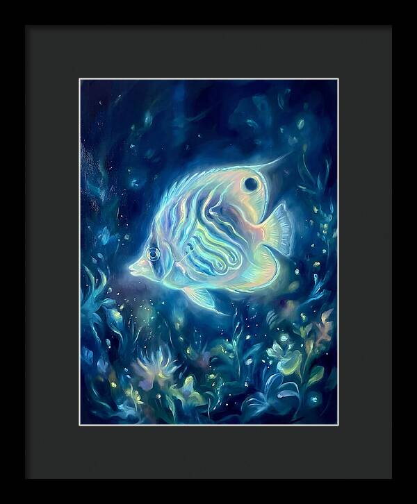 Butterflyfish In Blue Depths