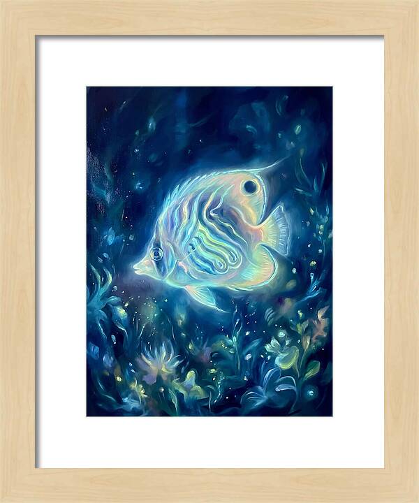 Butterflyfish In Blue Depths