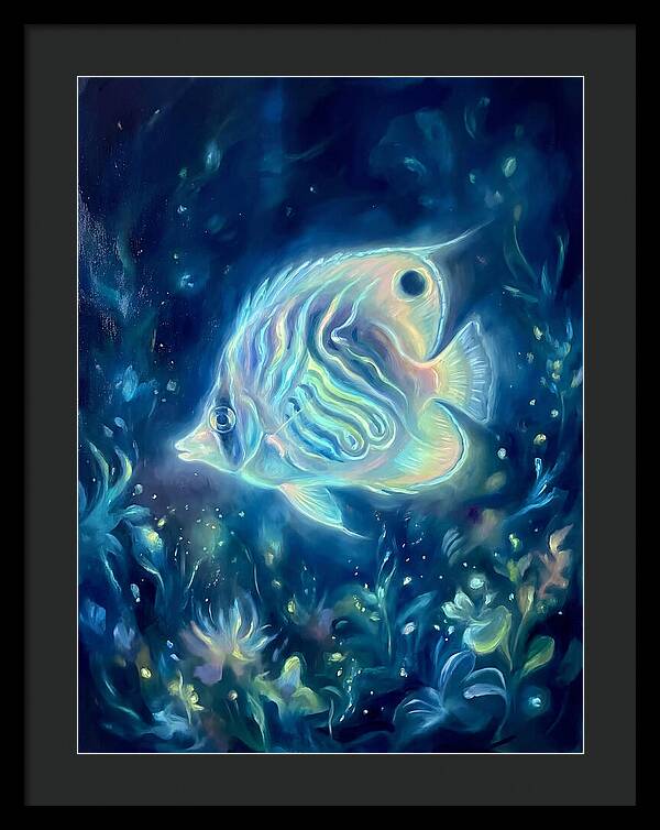 Butterflyfish In Blue Depths