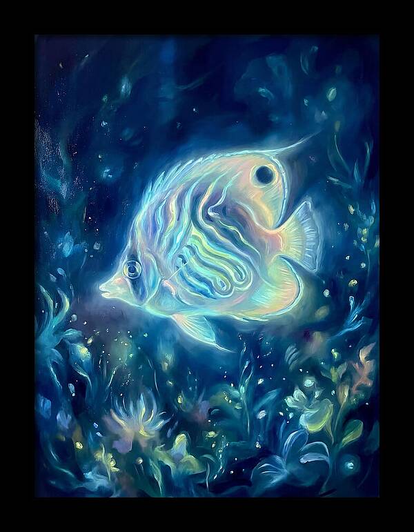 Butterflyfish In Blue Depths