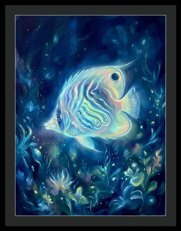 Butterflyfish In Blue Depths