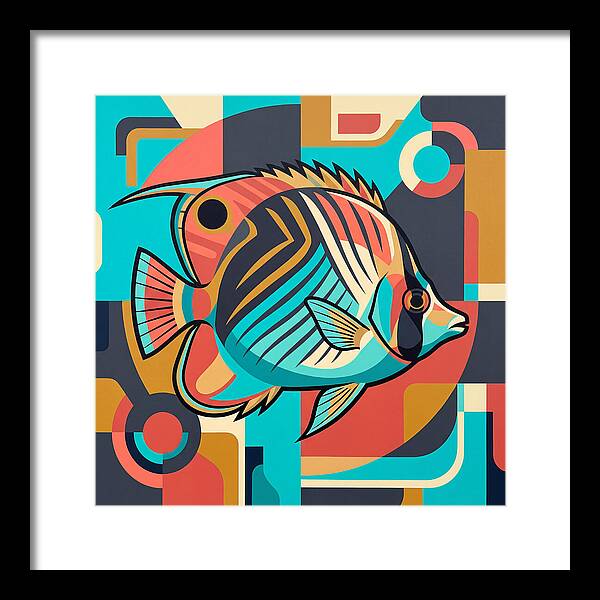 Butterflyfish In Vibrant Colors