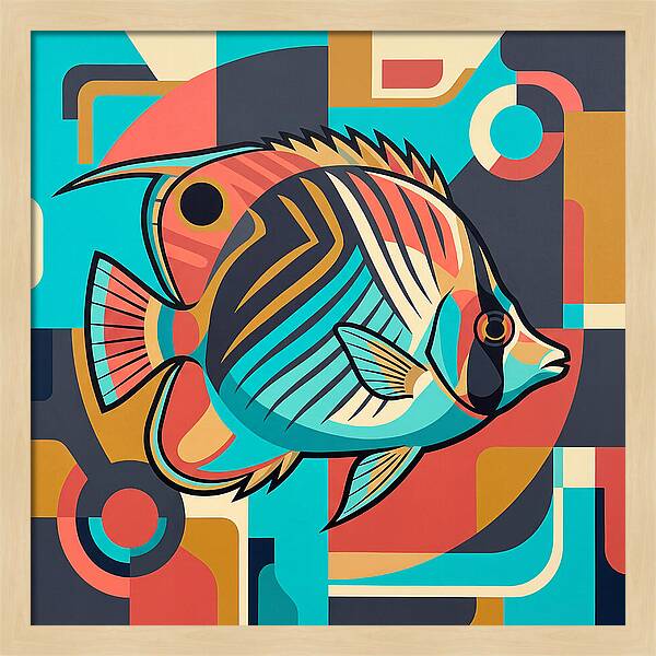 Butterflyfish In Vibrant Colors